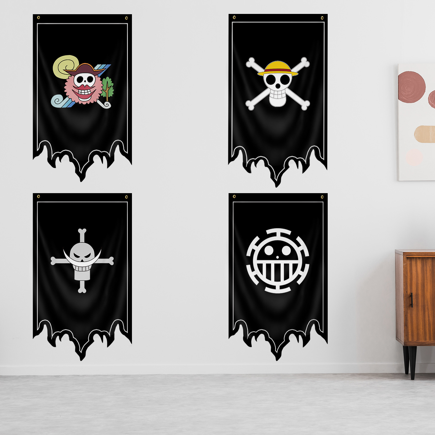 2万个批发 60 x 90 cm 海贼王旗帜海盗旗 草帽路飞旗 高品质相似店铺>