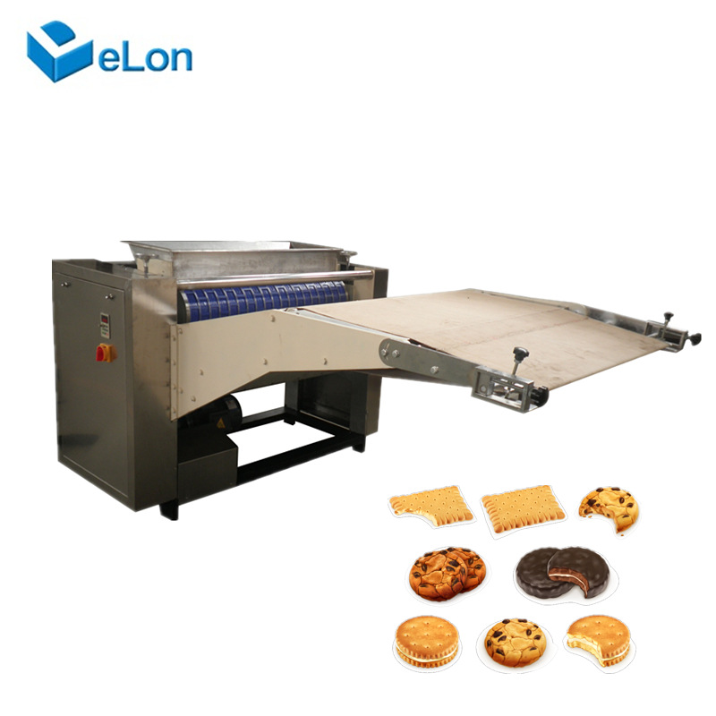 全自动牛轧糖夹心饼干生产线 早餐牛奶味饼干生产设备