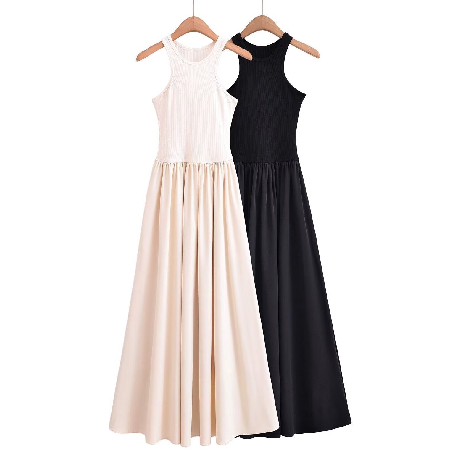 法式高级气质吊带连衣裙2024早春新款时尚性感修身背心长裙女批发