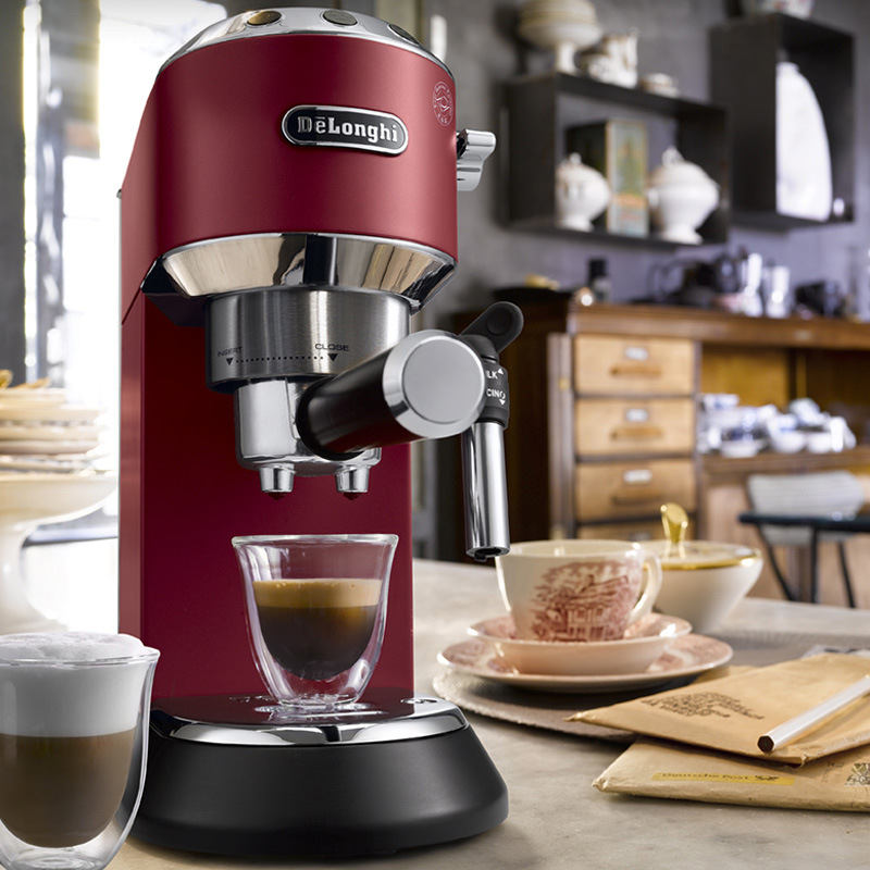 适用意大利delonghi德龙ec685意式半自动家用泵压式不锈钢咖啡机