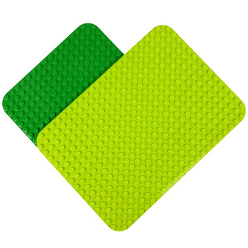 大颗粒积木底板17x24点圆角母板桌面拼搭固定板404孔地板兼容乐高