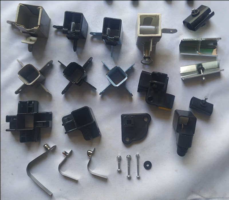 广告帐篷配件撑杆交叉杆连接杆螺丝零件通用折叠四角摆摊伞腿管