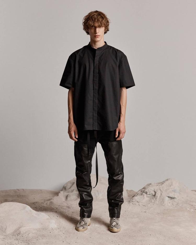 fear of god第六季6th复古亨利领工装衬衫潮流男女高街fog短袖t恤