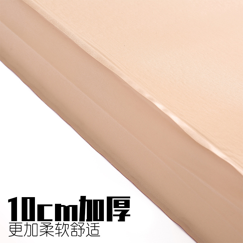 2022 Outdoor Cheese Inflatable Mattress 10cm Automatic Inflatable Mattress Outdoor Supplies Airbed Camping Sponge Floor Mat