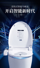 日本进口智能马桶盖家用全自动型即热冲洗器电动烘干智能坐便盖板