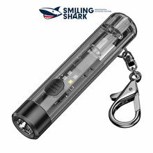 Mini flashlight keychain lighting super bright rechargeable