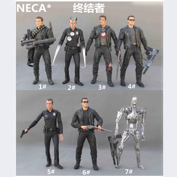 NECA 电影终结者系列 卡装骨架 阿洛 阿诺 7寸关节可动人偶模型