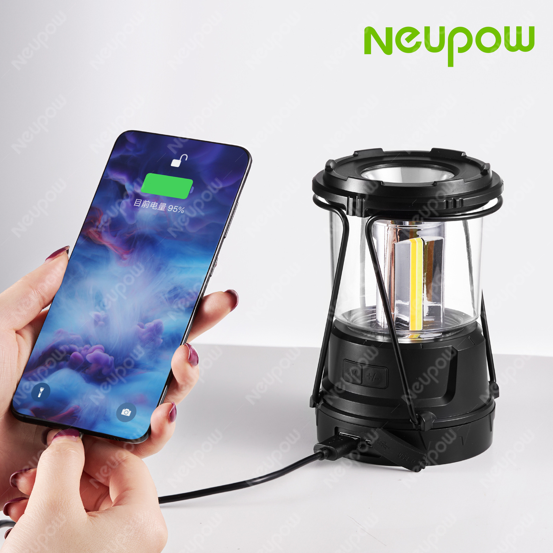 新品户外马灯 应急充电宝功能  迷你便携 野营露营灯工厂批发