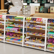 超市收银台前小货架便利店口香糖零食展示架药店小商品多层置物架