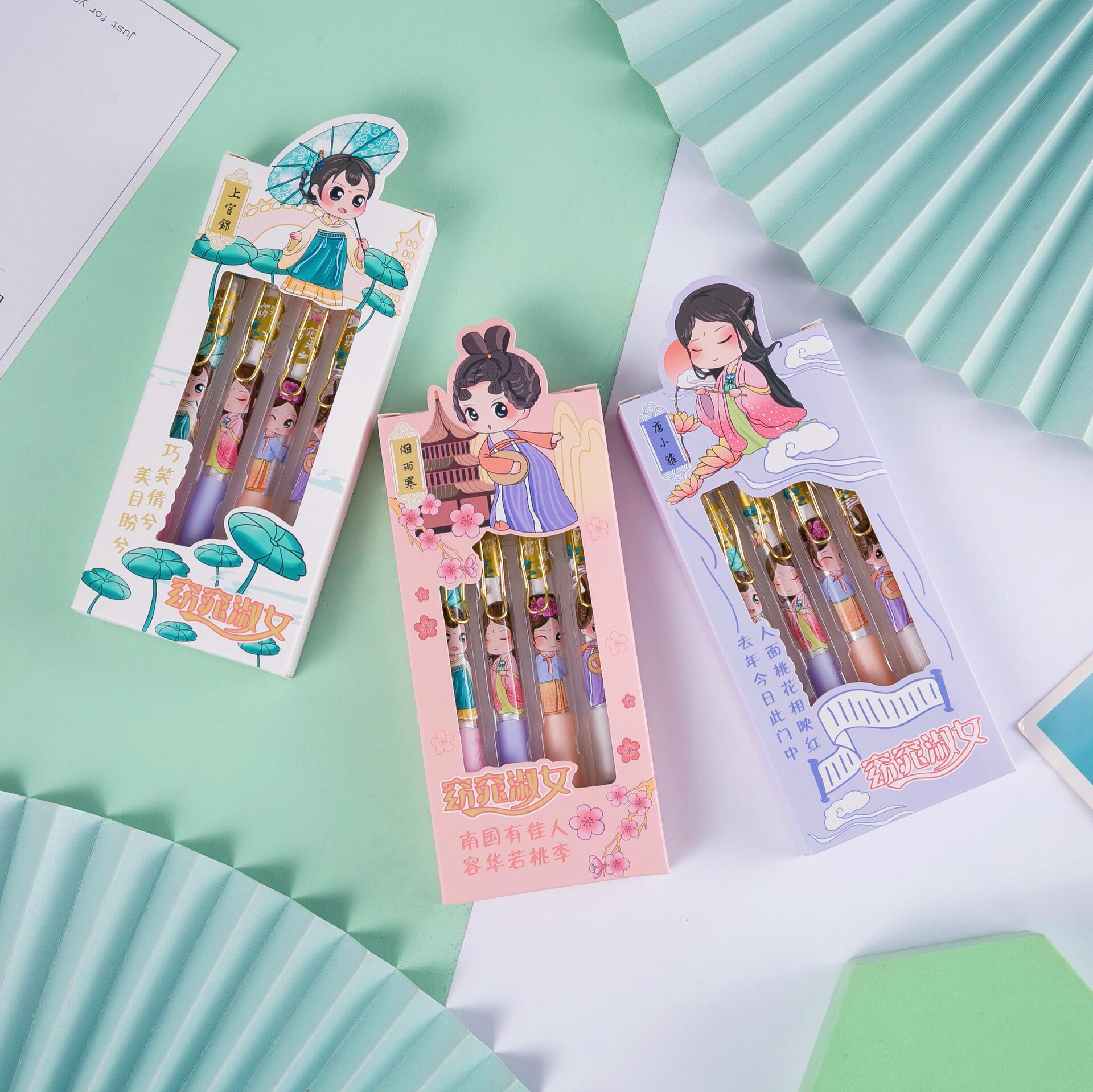 恋上字黑科技免削写不完的铅笔4支装钨合金笔头橡皮可擦书写顺畅