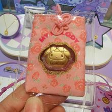 新品潮宏家足金币御守车挂三丽鸥卡通库洛米玉桂狗美乐蒂挂件批发