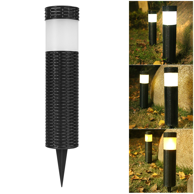 solar garden lamp outdoor landscape villa plug-in-free floor outlet-type home yard lighting waterproof lawn lamp