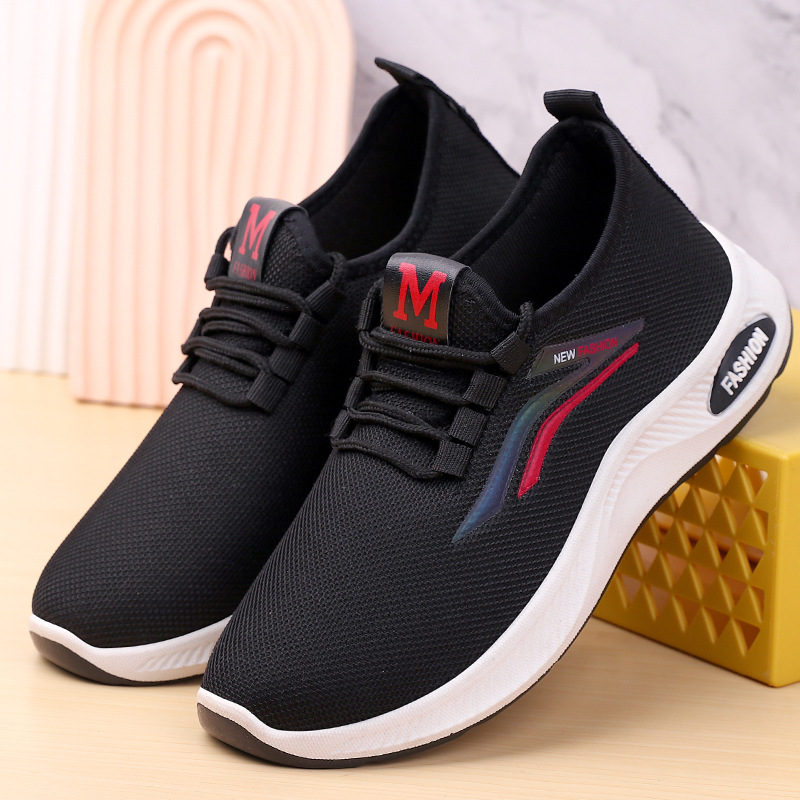 Old Beijing Cloth Shoes Men's Hollow-out Casual Shoes Low-Top Breathable Couple Sneakers Spring and Autumn Daily Flat Heel Platform Shoes