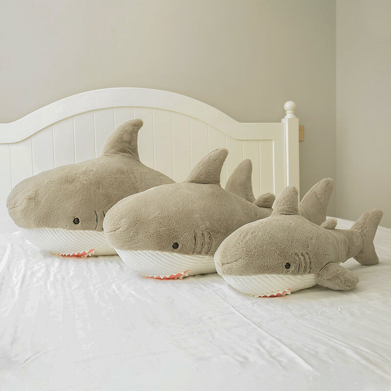 Shark Toy Pillow Doll Plush Doll Boy Bed for Sleep Leg-Supporting Big Doll Children's Gift