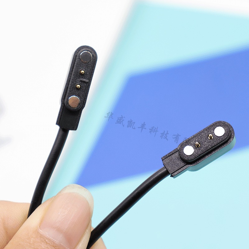 2触点w26儿童手表小霸王磁吸充电线2p4mm适用华米1s2s手表充电器
