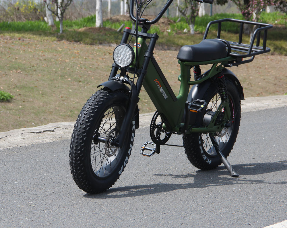 雪地电单车20寸锂电池胖胎电动车36v48v沙滩胎电动自行车