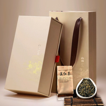 (龙年茶礼)云南滇红茶伴手礼茶叶礼盒装独立小泡装凤庆蜜香滇红