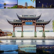 40404杭州西湖杭州西湖旅游风景照片摄影高清图片杂志画册海报