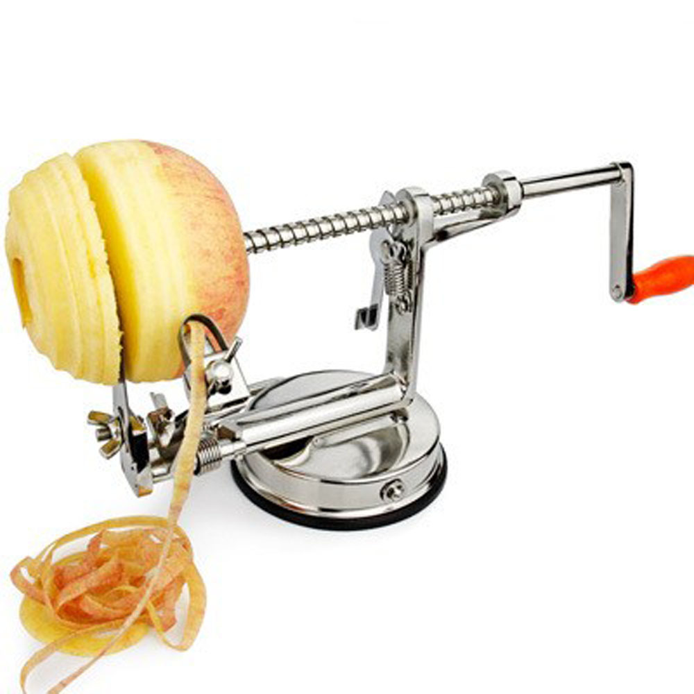 削苹果机削皮器 手摇水果削皮机果皮削皮刀 三合一