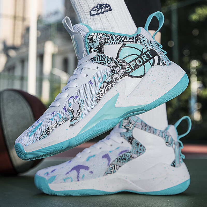 科比限量款篮球鞋男款实战防滑耐磨超帅小学生儿童高帮篮球运动鞋