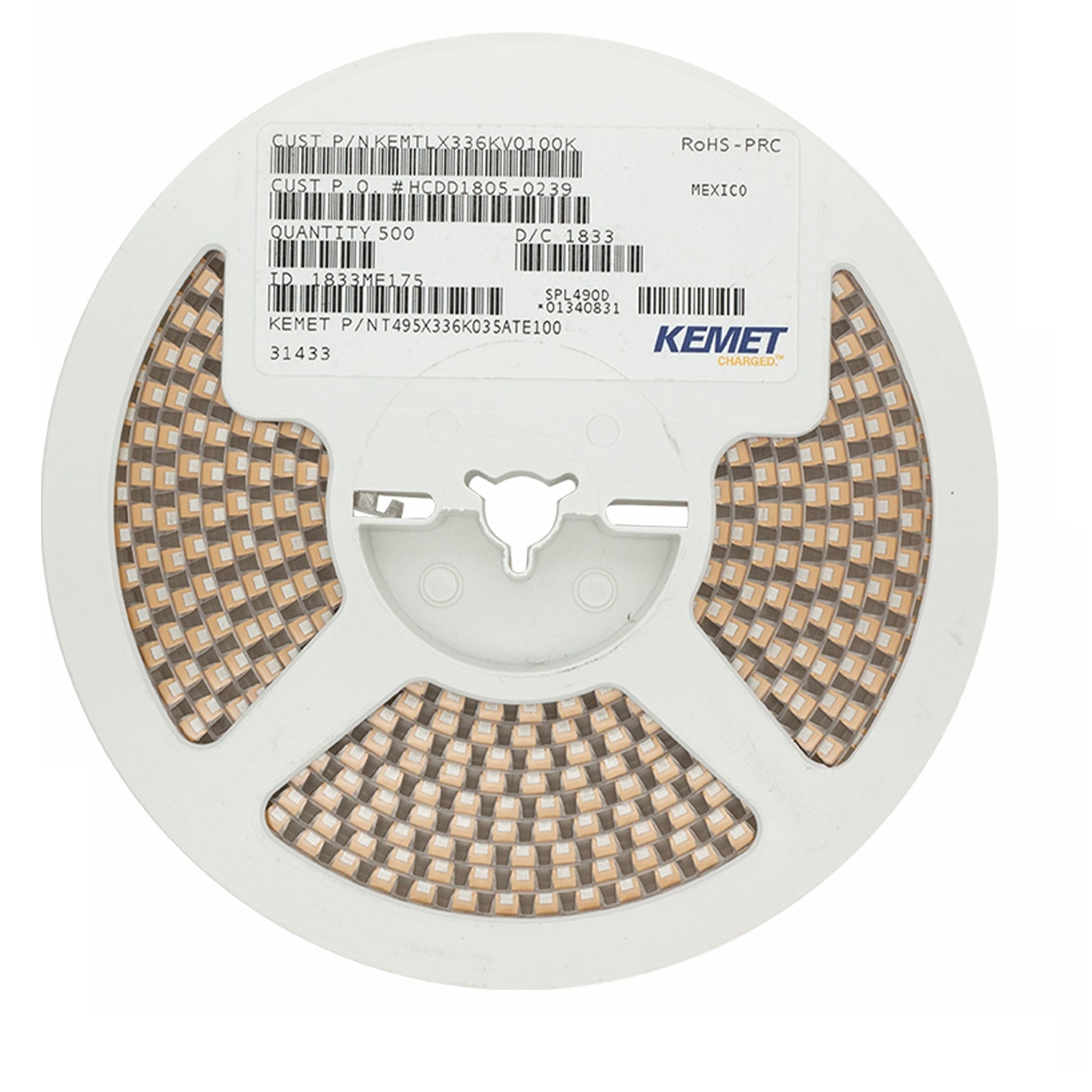 t495c225m025ate1k3 kemet基美钽电容 6032 2.