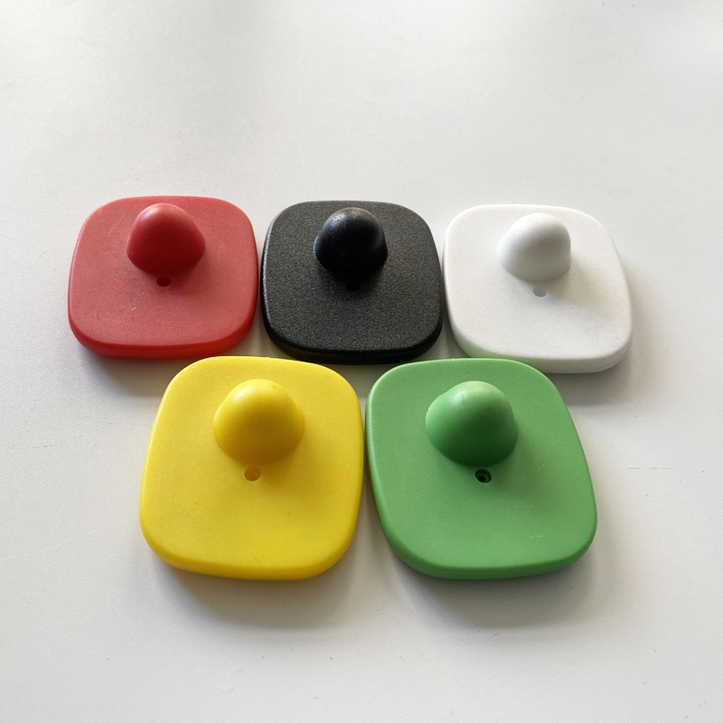 防盗硬标签 服装防盗扣 超市防盗磁扣 衣服防盗扣 黑色小方 含钉