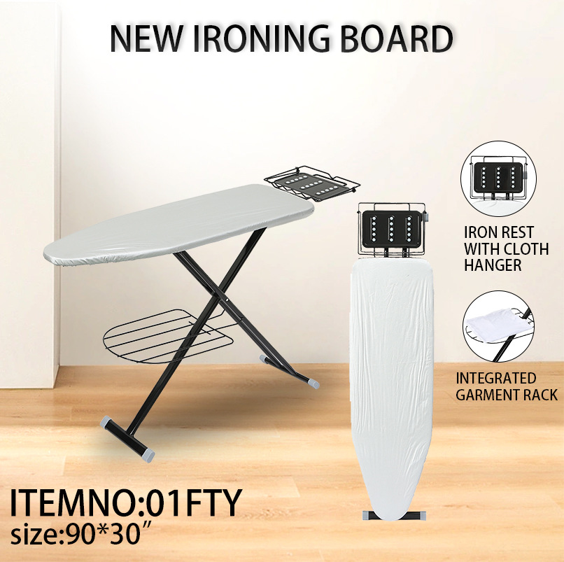 cross-border two-piece ironing board and ironing board household folding hook ironing hanger tray ironing hanger iron board wholesale