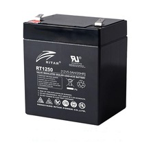 RITAR瑞达蓄电池RT1250 12v5ah电瓶 铅酸免维护12v电池