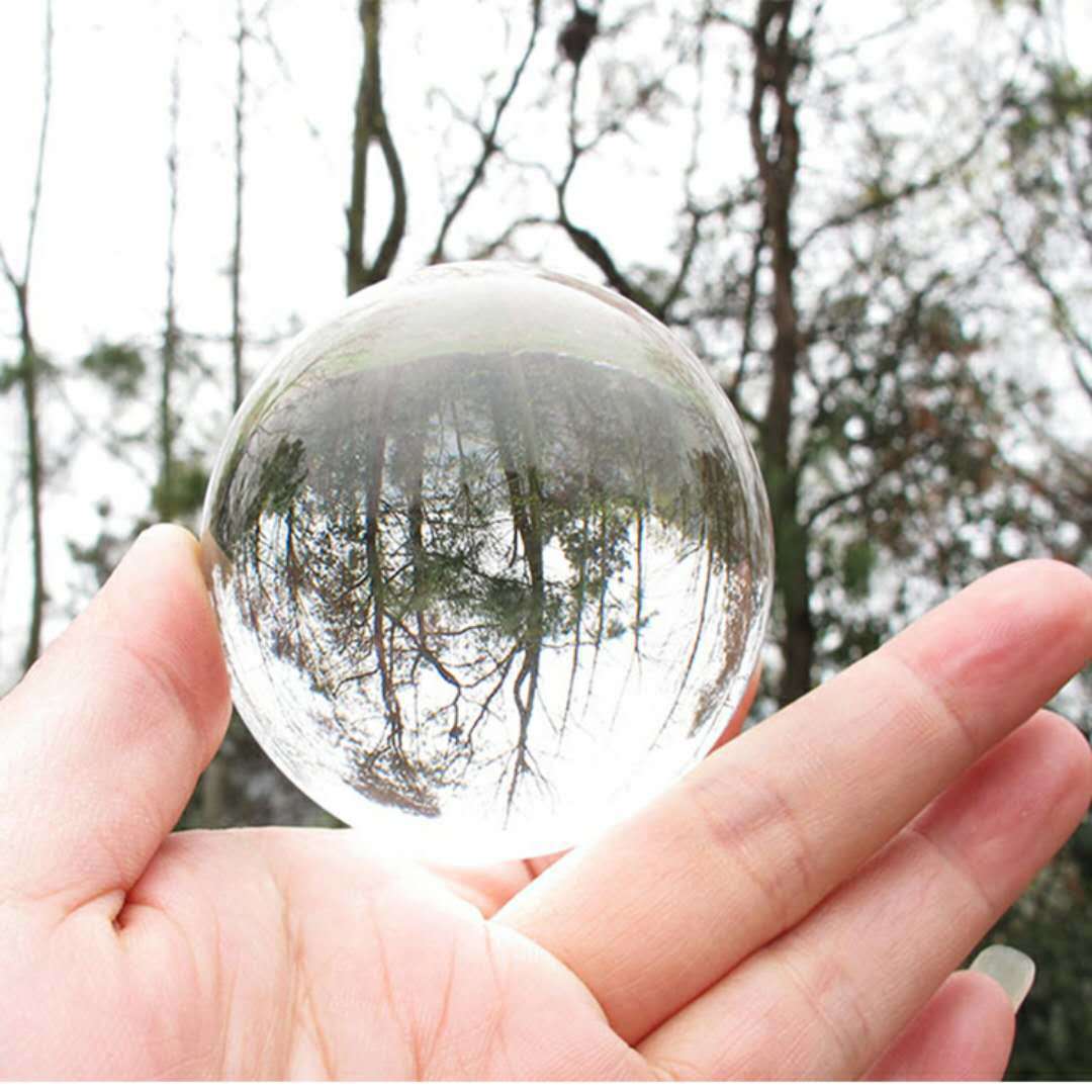 透明水晶球摄影杂耍开业美观摆件大气玄关装饰品办公客厅家居摆件