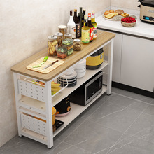 新款厨房桌子切菜桌微波炉置物架落地式烤箱收纳柜储物台多层架子