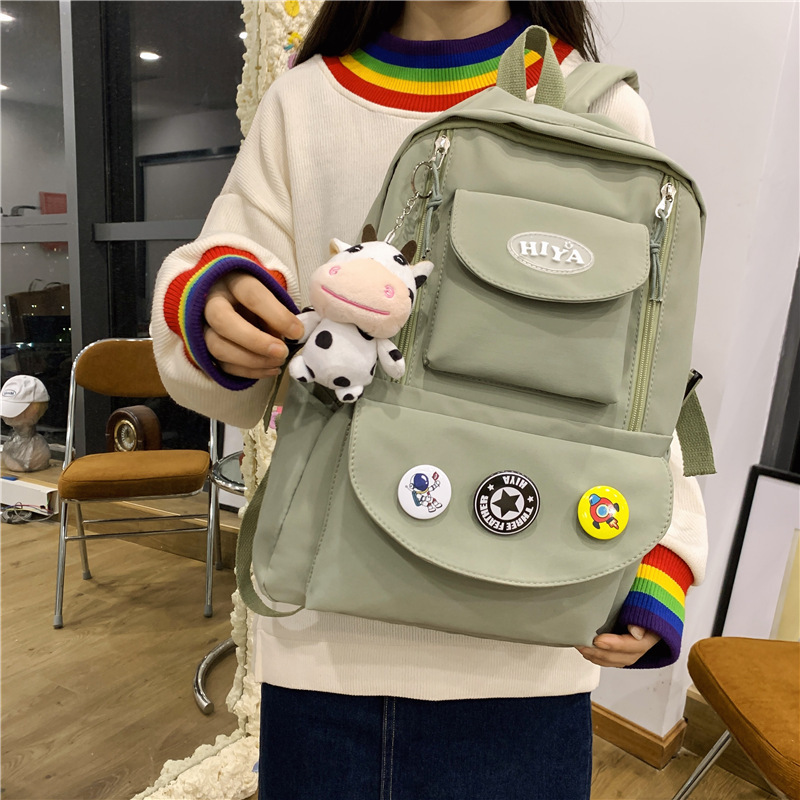 新款潮牌书包休闲时尚初高中学生书包户外运动超轻背包可订制logo