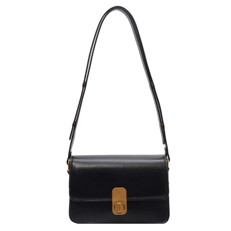 Women's Bag 2023 New Fashion Retro Small Square Bag Niche Fashion All-Matching Ins Shoulder Bag Messenger Bag