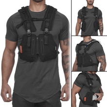Function Military Tactical Chest bag Vest Outdoor Hip hop跨