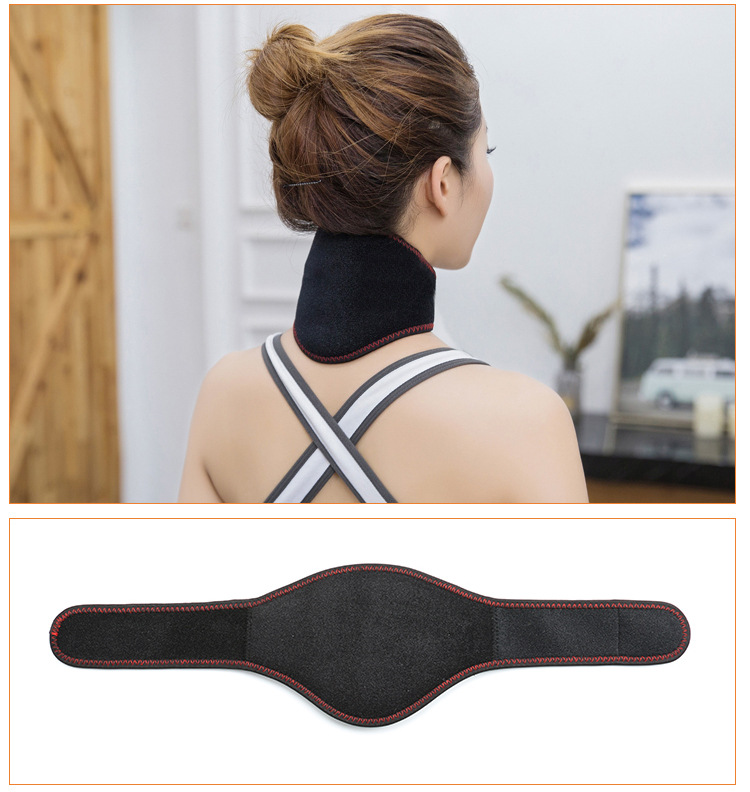 保暖护颈带颈椎网兜颈托热敷脖套护脖子ok布颈部运动护颈工厂跨境