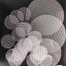 双层气泡膜圆形方形曲奇饼干盒垫片饼干防震气泡膜气泡纸气泡垫片