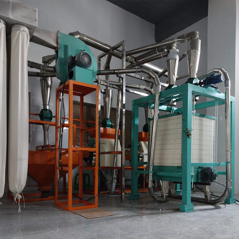 面粉机 小麦玉米杂粮面粉机械 10吨日产量平筛双组合磨粉机械