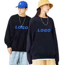 跨境广告衫志愿者字图diy聚会班服订做冬420克加绒卫衣定制印logo