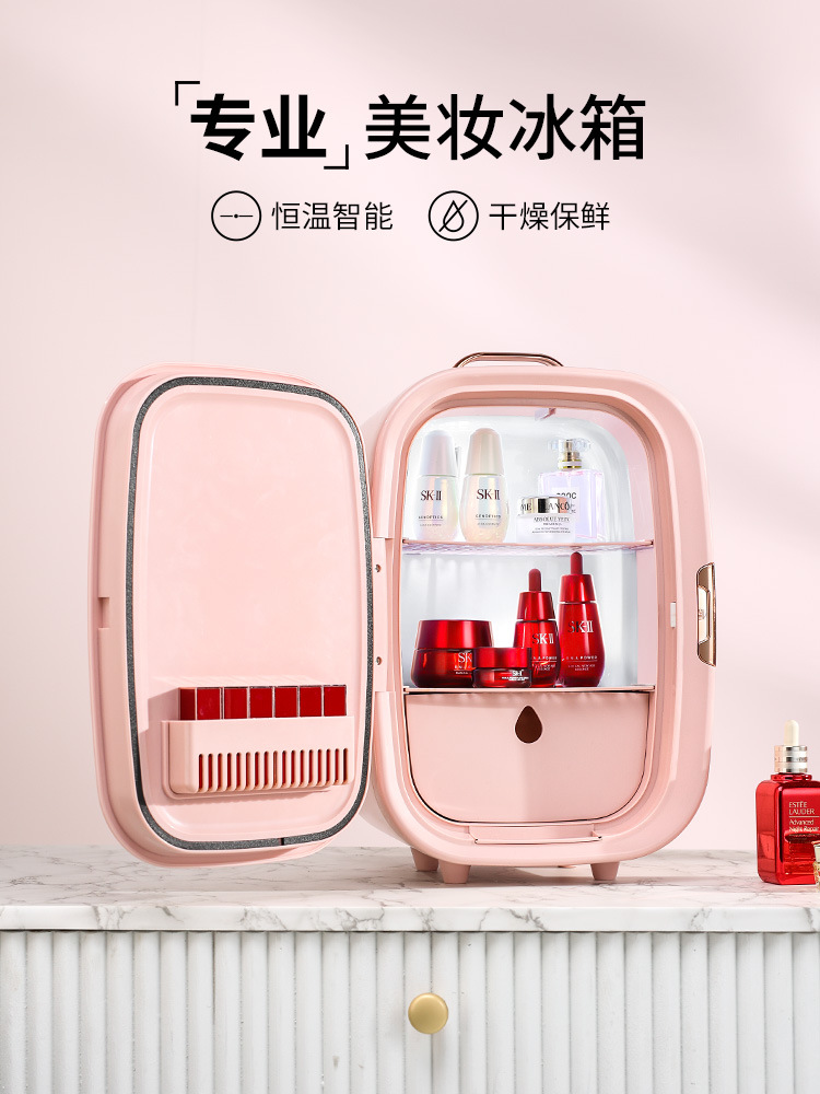 Sast Mini Mini Refrigerator Car Beauty Refrigerator Dual Use in Car and Home Office Student Dormitory Breast Milk Cosmetics