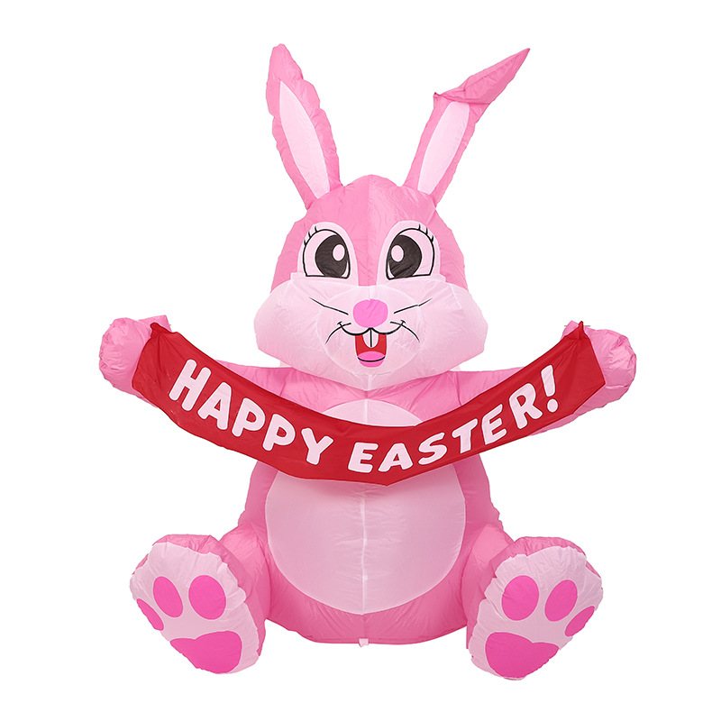 5米粉色坐兔装饰庭院布置道具-阿里巴巴
