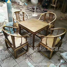 铸铜椅子桌子 铸造景泰蓝铜圈椅 黄铜八仙桌 太师椅雕塑