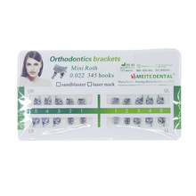 新亚普通金属托槽方丝弓直丝roth滑动mbt网底5-5口腔正畸传统托槽