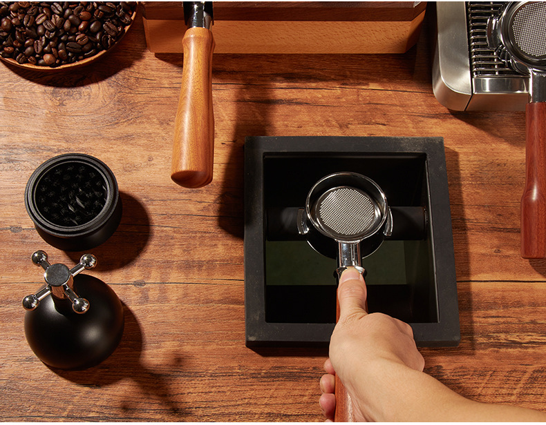 厂家直销咖啡机手柄 e61爱宝意式咖啡机无底手柄合金手柄咖啡器具