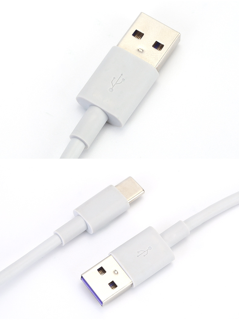 定制type-c数据线超级快充线适用安卓5apvc数据线type-c5a快充线
