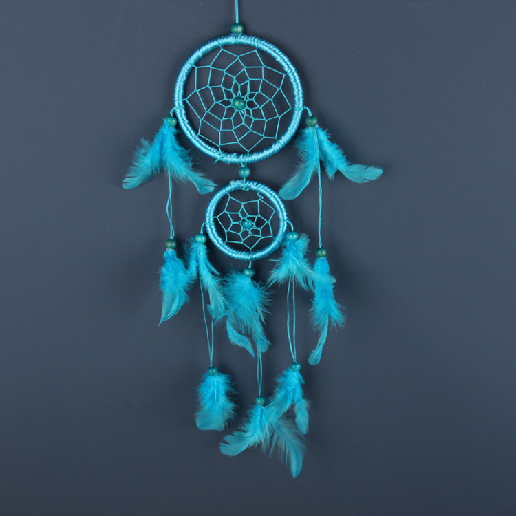 Simple Double Ring Dreamcatcher Room Hanging Decorations Opening Event Gift Night Market Stall Shopping Mall Push Small Gift