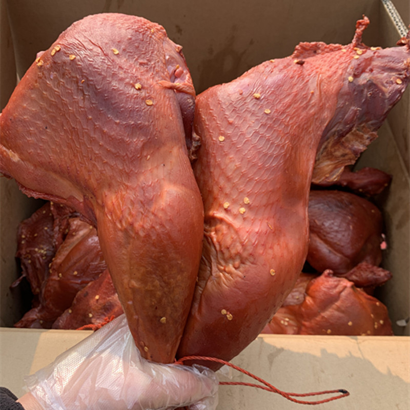 展会产品批发烟熏火鸡腿烟熏腊货年货风干鸡腿风干鸭腿批发跑江湖地摊