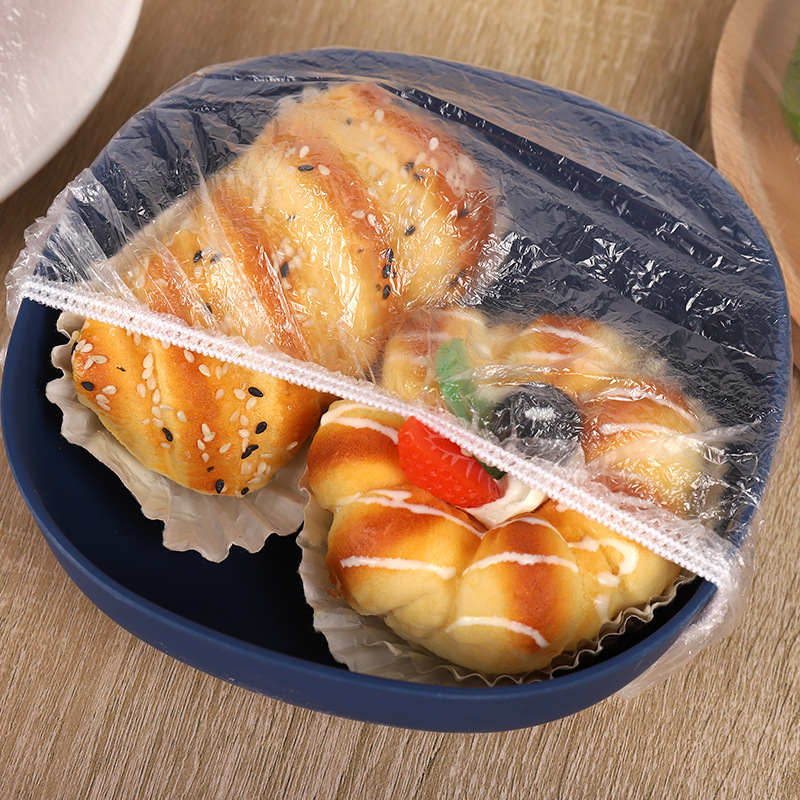 Plastic Wrap Cover Disposable Bowl Cover Dustproof Insect-Proof Fresh-Keeping