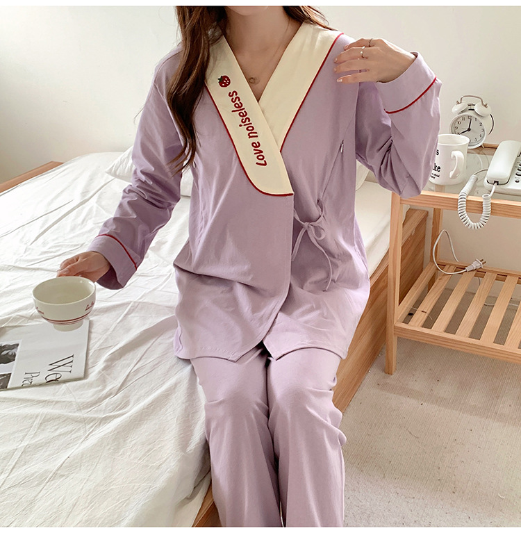 Strawberry Maternity Nightwear Cotton Gauze Pregnancy Postnatal Sleepwear Breastfeeding Pajamas Nursing Maternity Nightgown 17 O1CN01DHRel12FcFrHfV1nN !!2647108900 0 cib