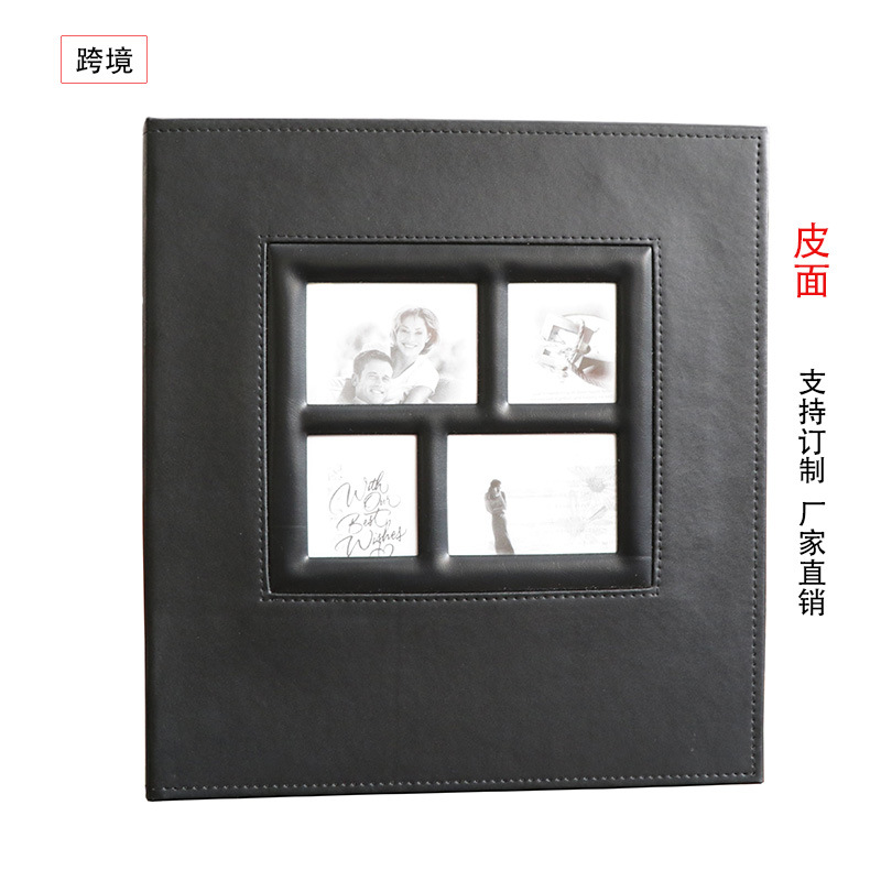 Leather European and American Insert Album Can Hold 6-Inch Plastic Large 6-Inch Photos 400 Pieces 500 Pieces 600 Pieces