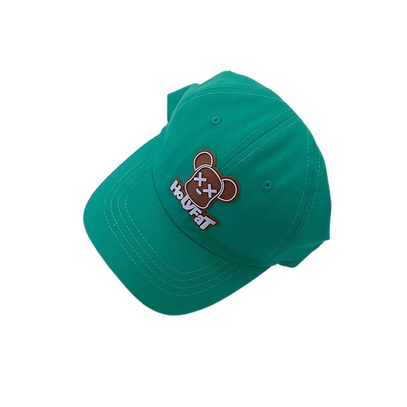 Korean Spring New All-Match Children's Baseball Cap Candy Color Peaked Cap Boys and Girls Cartoon Dog Sunshade Sun Protection Hat