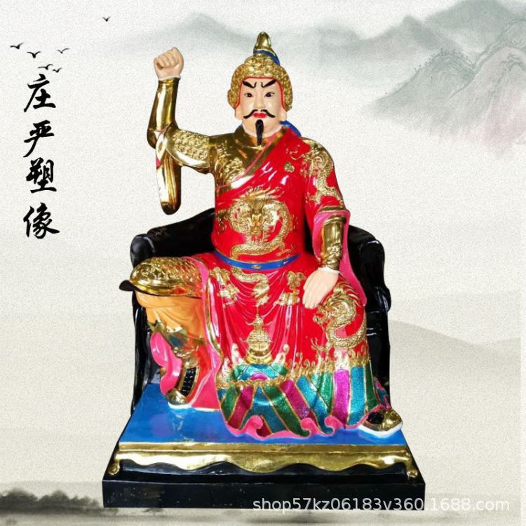 托塔李天王神像来图雕刻 降魔天王护法神佛像 宝塔天王雕像-阿里巴巴
